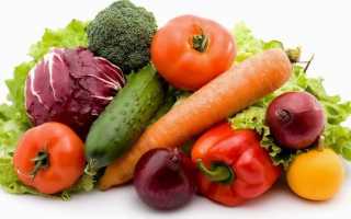 Какие овощи и фрукты можно есть при гастрите желудка
